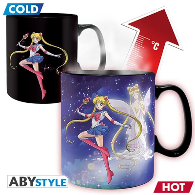 Kubek Sailor Moon - Sailor i Chibi - 460ml