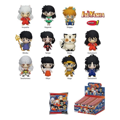 Gacha Inuyasha PVC Bag Clips Series 1