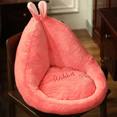 Poduszka siedzisko Różowy królik