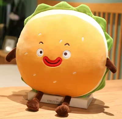 Poduszka hamburger z buzią