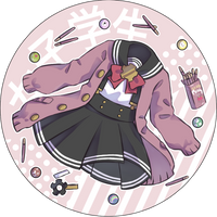 Przypinka Animecraft wzór 03