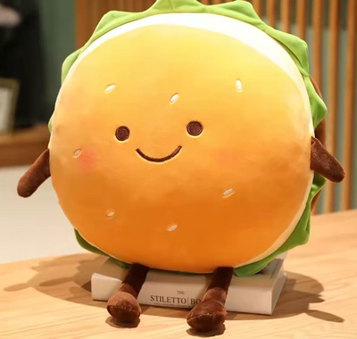 Poduszka uśmiechnięty hamburger