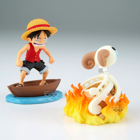 Figurka One Piece Luffy & Going Merry 8cm