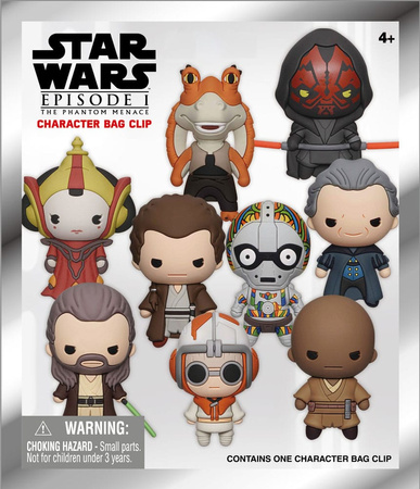 Gacha Star Wars 3D PVC Bag Clips