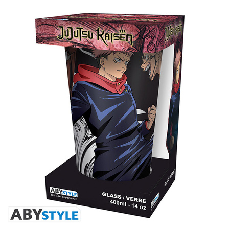 Szklanka Jujutsu Kaisen - Yuji kontra Sukuna