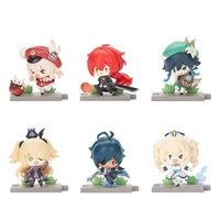 Mini Figurka Genshin Impact Battle Scene Series Trading Figure Mondstadt Edition 5 cm