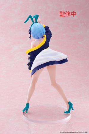 Figurka Re:Zero Starting Life in Another World Rem (Jacket Bunny Ver.) 18 cm