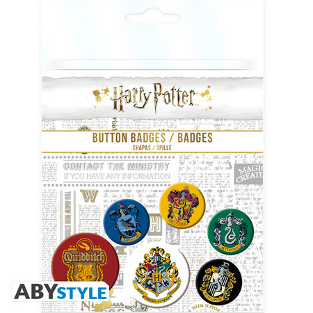 Zestaw  Przypinek Harry Potter
