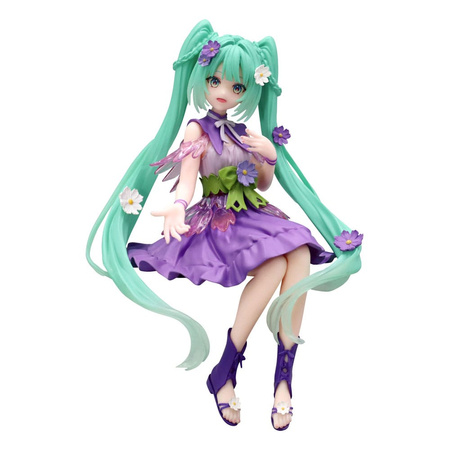 Figurka Hatsune Miku Noodle Stopper Flower Fairy Cosmos Purple Color 14 cm