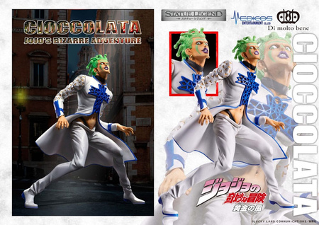 Figurka JoJo's Bizarre Adventure Part 5 Golden Wind Statue Legend Cioccolata 17 cm