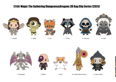 Gacha Magic the Gathering 3D PVC Bag Clips Series 1