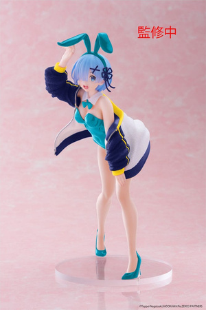 Figurka Re:Zero Starting Life in Another World Rem (Jacket Bunny Ver.) 18 cm