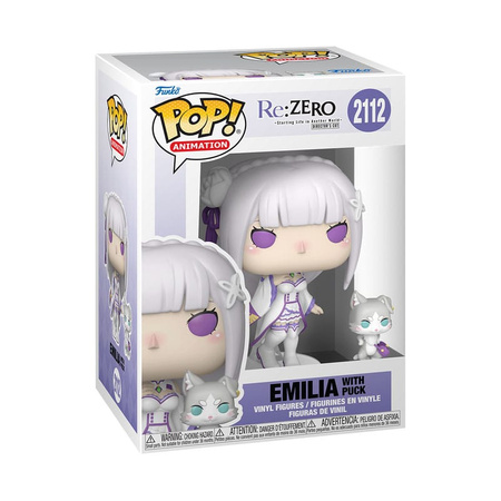 POP Re:Zero Emilia w/Puck 9 cm