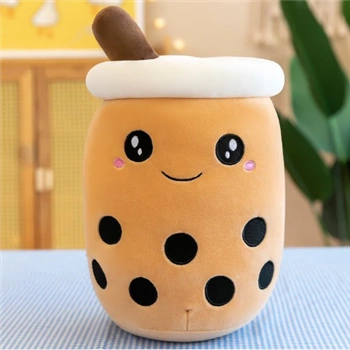 Poduszka Bubble Tea karmelowa mała