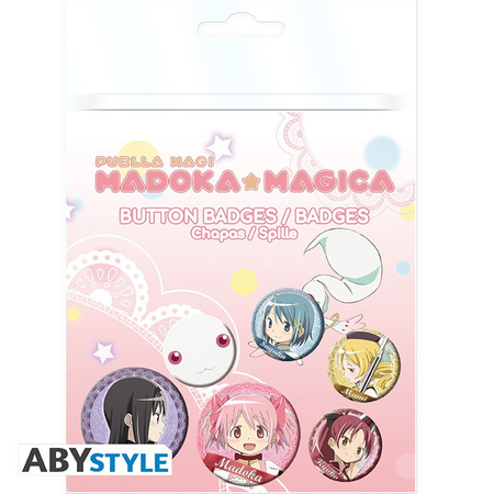 Zestaw Przypinek Magi Madoka Magica
