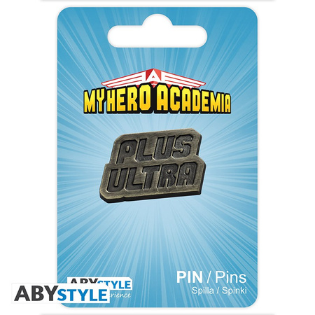 Metalowy Pin My Hero Academia PLUS ULTRA