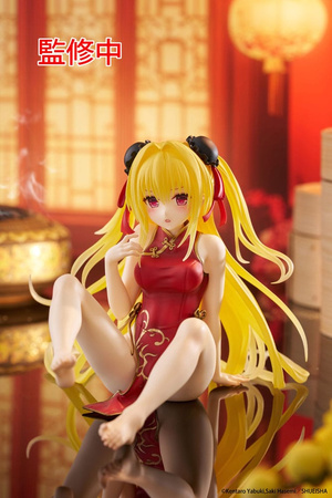 Figurka To Love Ru Darkness Desktop Cute Figure Golden Darkness (Chinese Dress Ver.) 13 cm