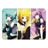Mousepad Hatsune Miku Carpet Hatsune Miku, Kagamine Rin & Megurine Luka Neko Cosplay 45 x 60 cm
