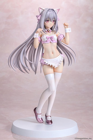 Figurka Tsuki ni Yorisou Otome no Sahou 1/6 Luna Sakurakouji Cat Maid Sakura Color Ver. 26 cm