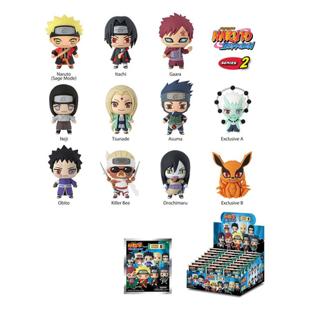 Gacha Naruto Shippuden PVC Bag Clips Series 2 
