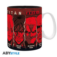 Kubek Attack on Titan - Tytani - 460ml