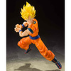 S.H Figuarts Dragon Ball Son Goku Super Saiyan + Teleport Kamehameha Set 14cm