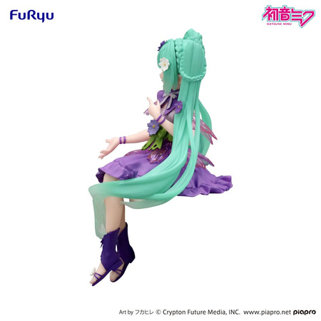 Figurka Hatsune Miku Noodle Stopper Flower Fairy Cosmos Purple Color 14 cm