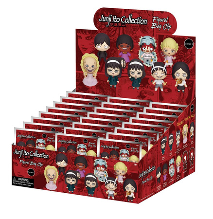 Gacha Junji Ito Collection PVC Bag Clips Series 1