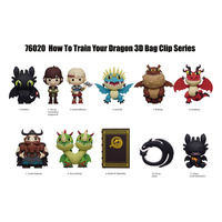 Gacha How to train your Dragon 3D PVC Bag Clips 2025 Movie