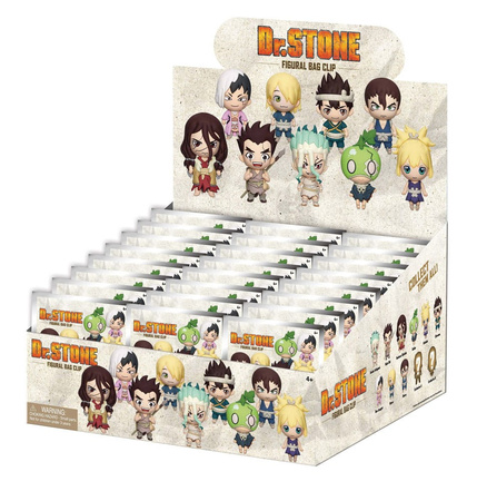 Gacha Dr. Stone 3D PVC Bag Clips Series 1