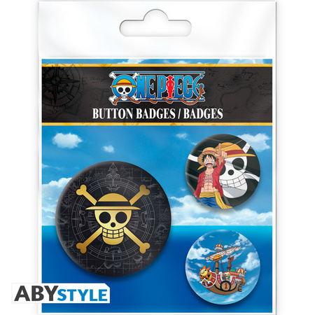 Zestaw przypinek One Piece