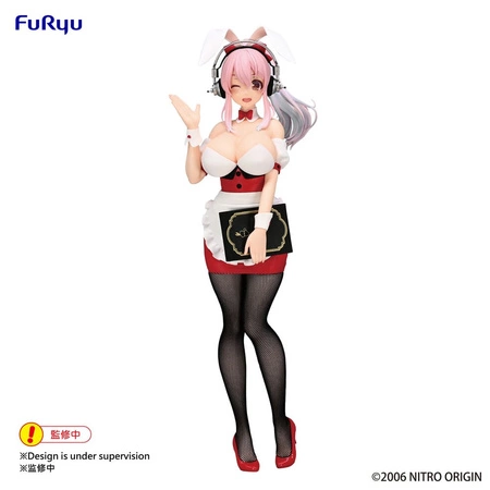 Figurka Super Sonico BiCute Bunnies Super Sonico Waitress Ver. 28 cm