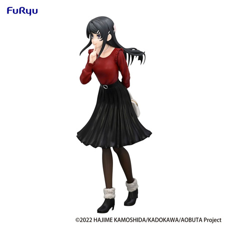 Figurka Rascal Does Not Dream of Bunny Girl Senpai Trio-Try-iT Mai Sakurajima Winter Outfit Ver. 21 cm