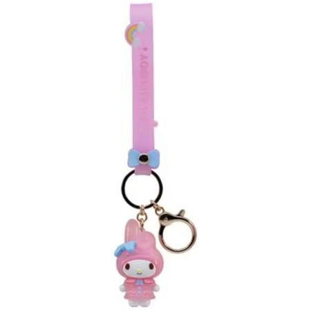 Brelok Sanrio Raincoat Series Keychain with Hand Strap My Melody 5 cm