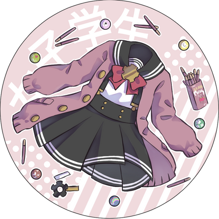 Przypinka Animecraft wzór 03