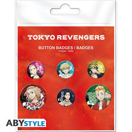 Zestaw  Przypinek Tokyo  Revengers