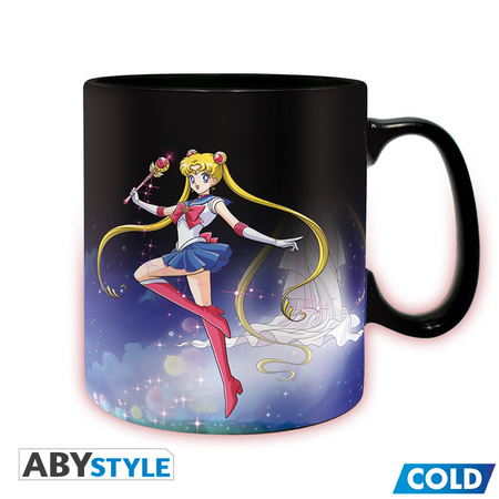 Kubek Sailor Moon - Sailor i Chibi - 460ml