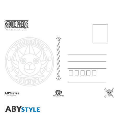 Pocztówki One Piece - Zestaw A - 5szt