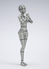 Figma S.H. Figuarts Body Chan Kentaro Yabuki Wireframe Gray Color Version 14 cm