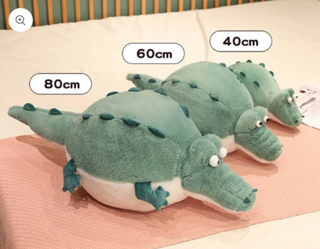 Poduszka okrągły krokodyl średni