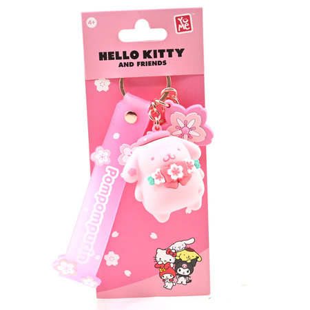 Brelok Sanrio Sakura Series Keychain with Hand Strap Pompompurin 5 cm