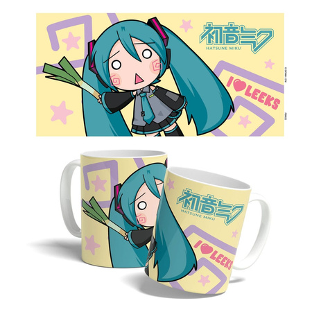 Kubek Hatsune Miku Miku Chibi Leek Girl 325 ml