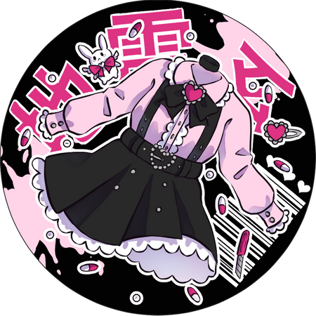 Przypinka Animecraft wzór 01