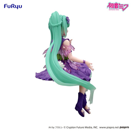 Figurka Hatsune Miku Noodle Stopper Flower Fairy Cosmos Purple Color 14 cm