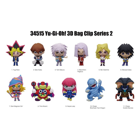 Gacha Yu-Gi-Oh PVC Bag Clips Series 2