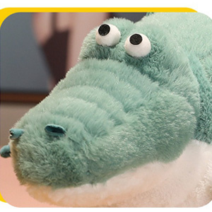 Poduszka okrągły krokodyl średni