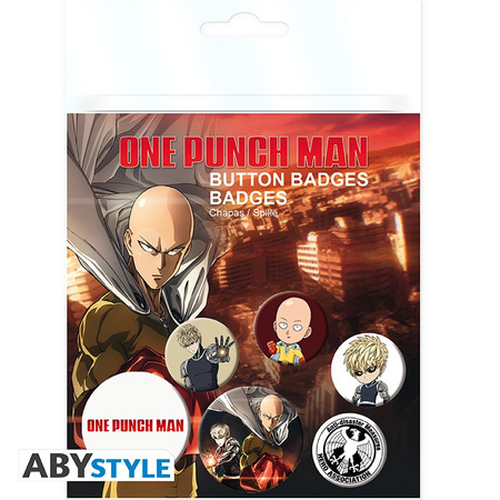 Zestaw Przypinek One Punch Man