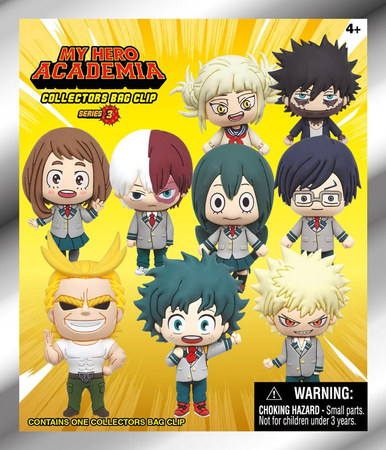 Gacha My Hero Academia 3D PVC Bag Clips Series 3
