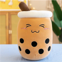 Poduszka Bubble Tea karmelowa duża