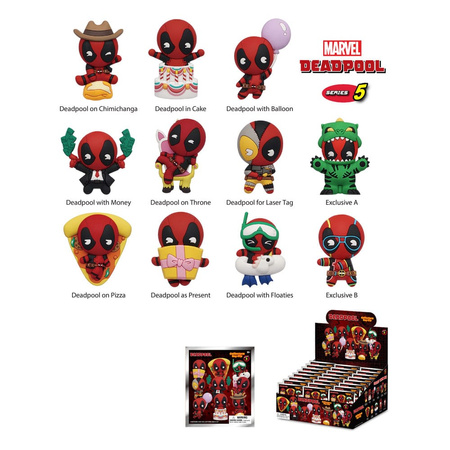 Gacha Deadpool 3D losowy brelok